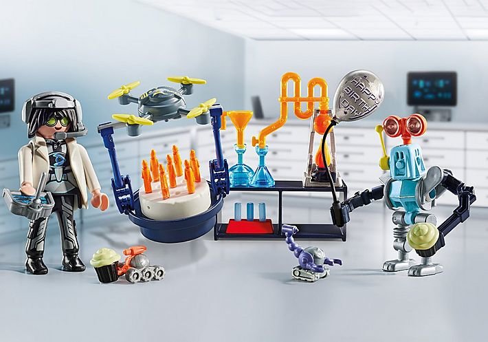 Playmobil 71450 City Life Forscher Mit Robotern
