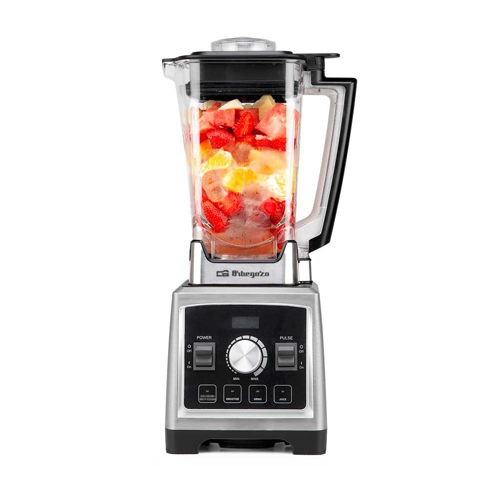 Orbegozo Bv 9800 Batidora De Vaso Profesional 1500w - Vaso Tritan 2l - Cuchillas Acero Inoxidable - 8 Velocidades Y 5