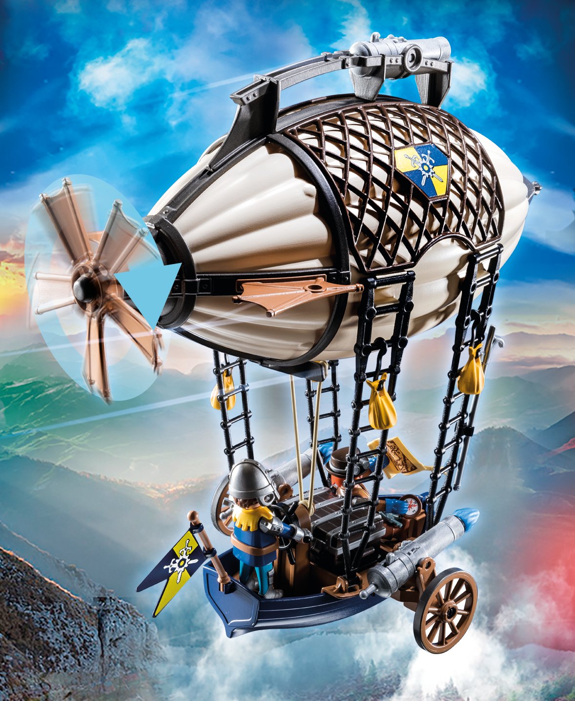 Playmobil 70642 Nolvemore Zeppelin Novelmore De Dario