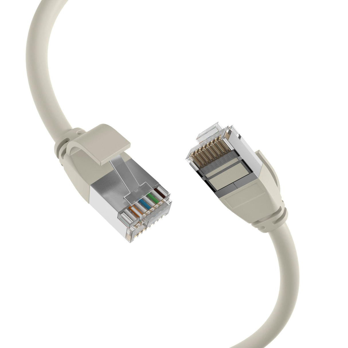 Efb Rj45 Cable De Red Cat.6a U Ftp Tpe 4mm Ultraflex Grau 1m
