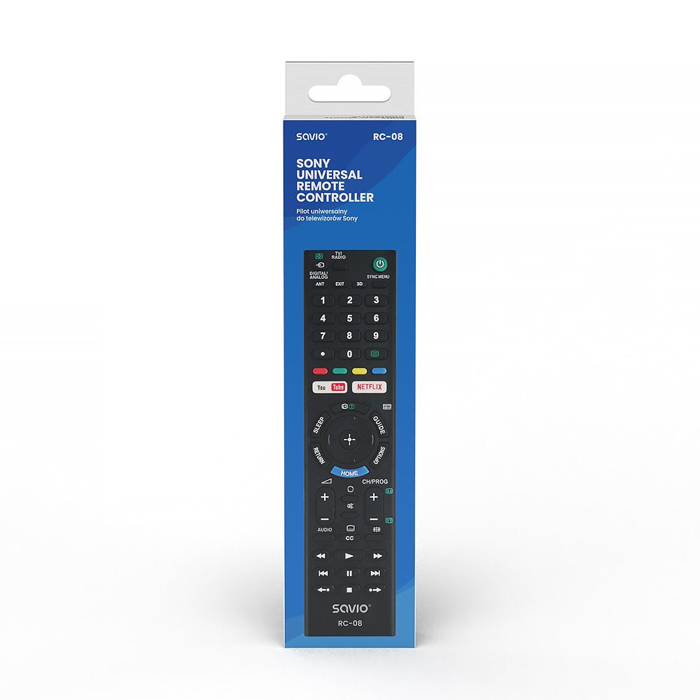Savio Rc-08 Universal Control Remoto / Replacement For Sony Tv