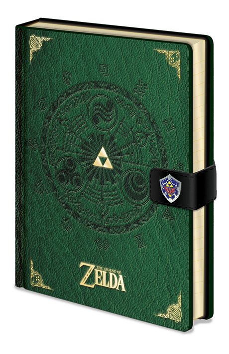 Cuaderno A5 Premium Triforce The Legend Of Zelda