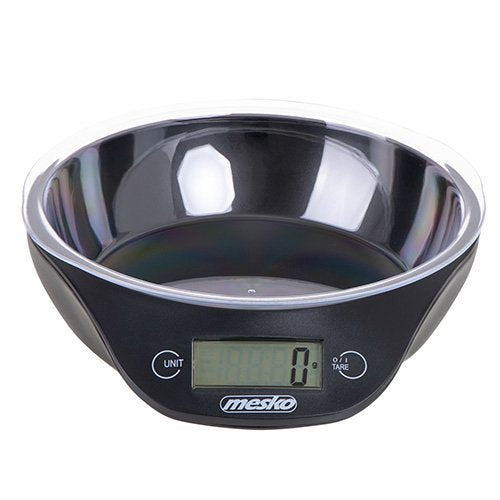 Báscula De Cocina Con Cuenco Adler Ms 3164 (Color Negro)