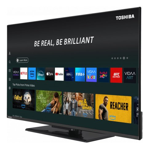 EAN 4024862135348 - Toshiba 43QV3F63DG Televisor 109,2 cm (43") 4K Ultra HD Smart TV Wifi Negro 320 cd / m² imagen 3