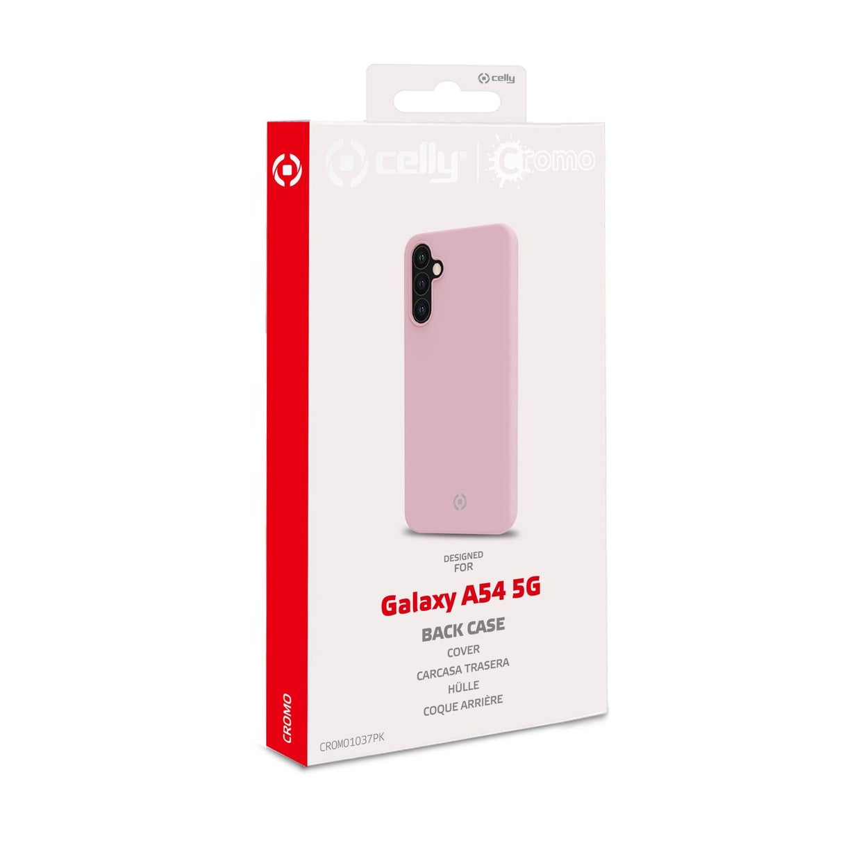 Celly Cromo1037pk Funda Para Samsung Galaxy A54 5g (6.4") Rosa