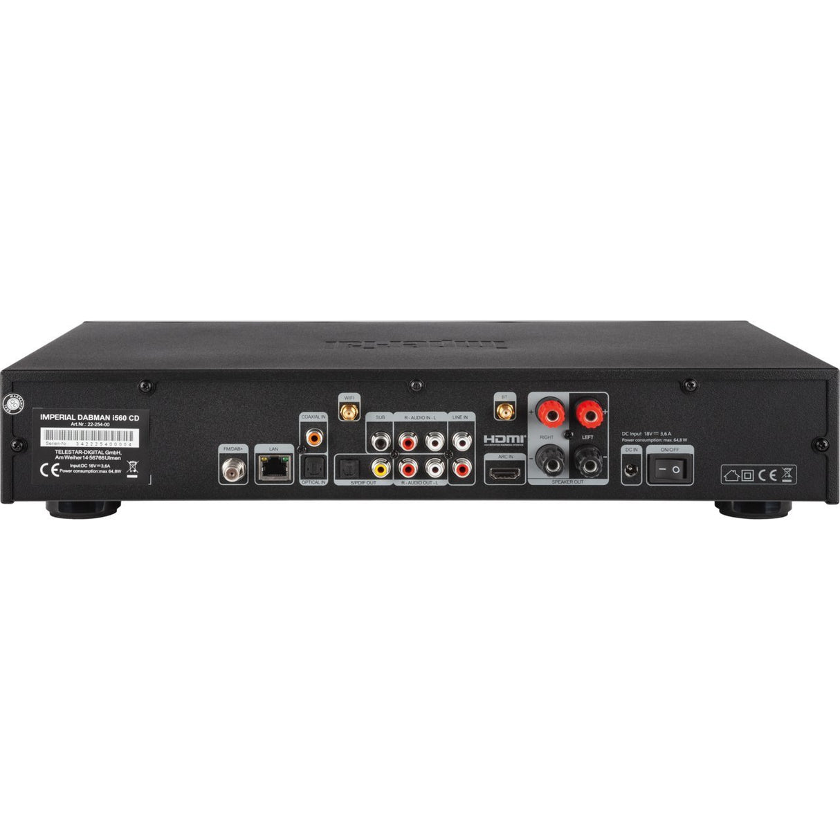 EAN 4024035254005 - Imperial DABMAN i560 CD Internet Digital Negro imagen 6