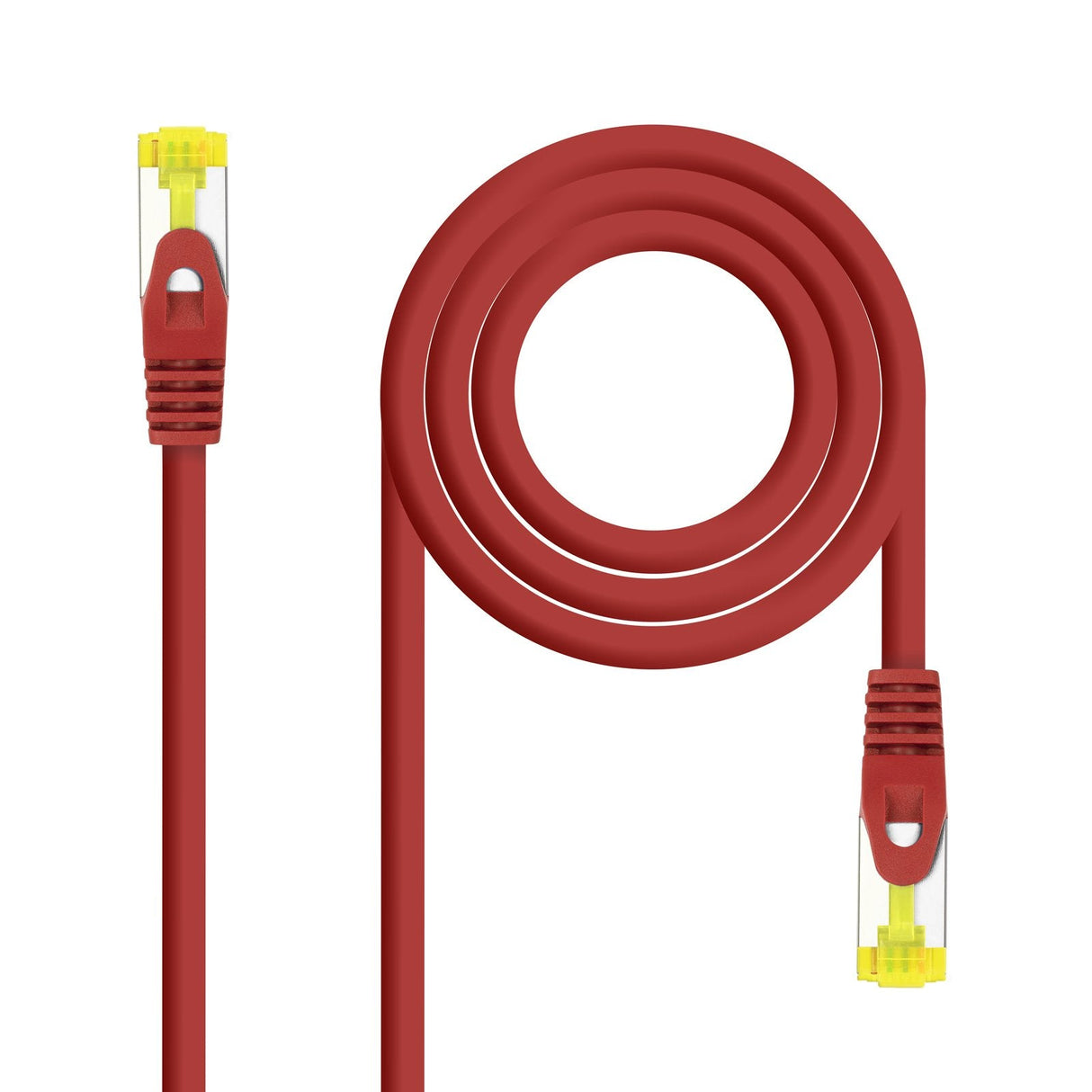 Nanocable Cable De Red Rj45 Lszh Cat.6a Sftp Awg26 2m - Rojo
