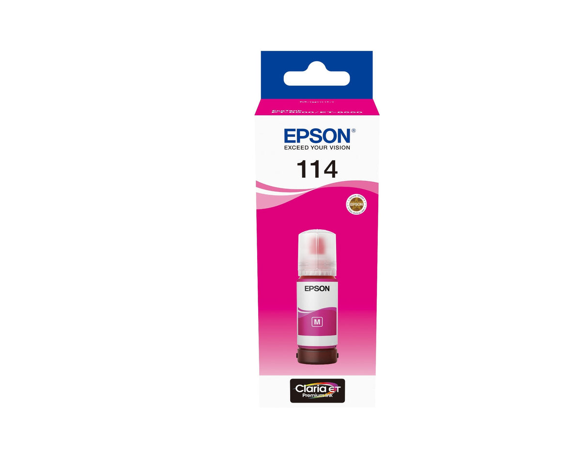 Epson Botella Tinta Ecotank 114 Magenta 70ml