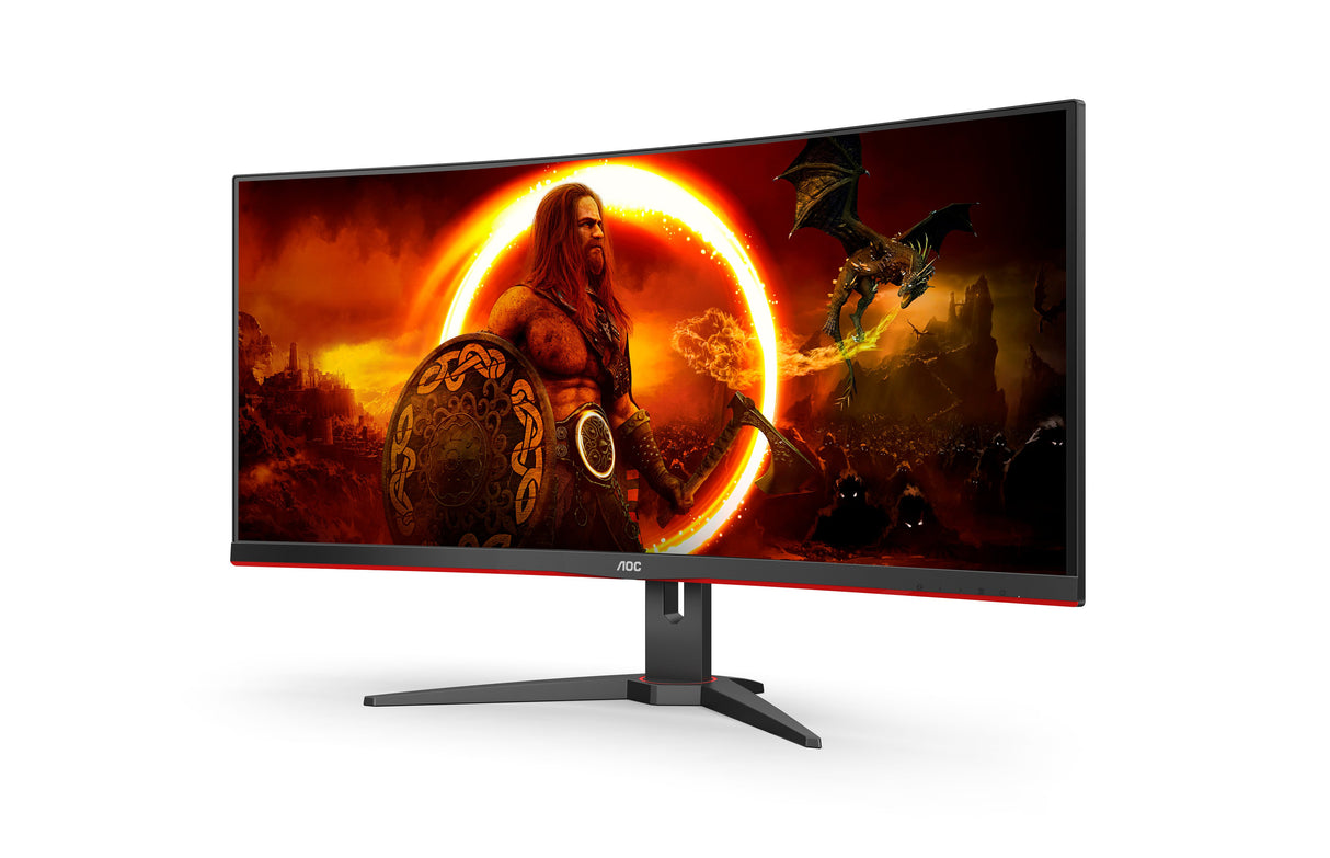 EAN 4038986111348 - AOC G2 CU34G2XE/BK pantalla para PC 86,4 cm (34") 3440 x 1440 Pixeles Wide Quad HD LCD Negro, Rojo imagen 5