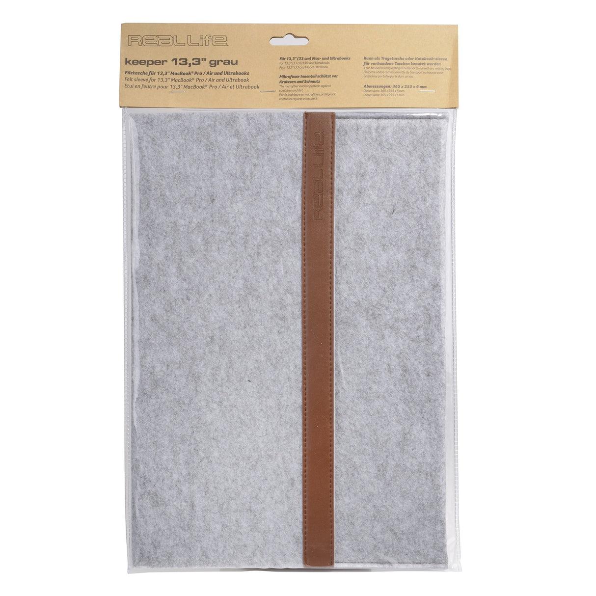 EAN 4040895565303 - Ultron 156530 maletines para portátil 33,8 cm (13.3") Funda Gris imagen 2