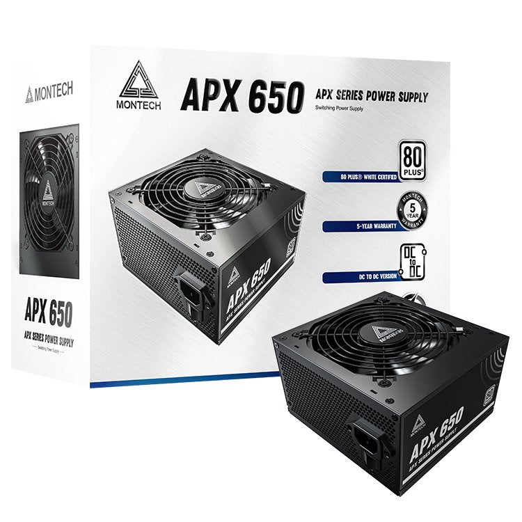 EAN 4710562741070 - Montech APX650 unidad de fuente de alimentación 650 W 20+4 pin ATX ATX Negro imagen 5