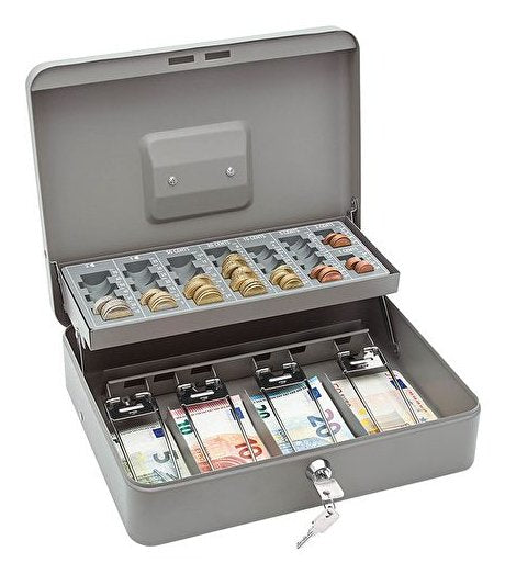 Wedo Geldkassette Standard Plus Gris