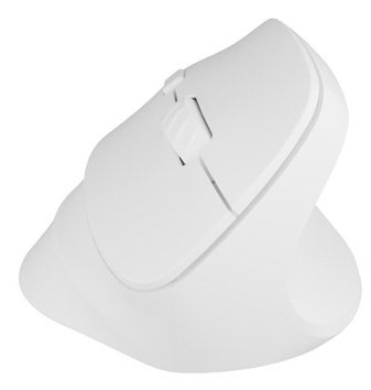 Raton Natec Crake 2 Inalambrico Vertical Bt 5.2 + 2.4ghz 2400 Dpi Color Blanco