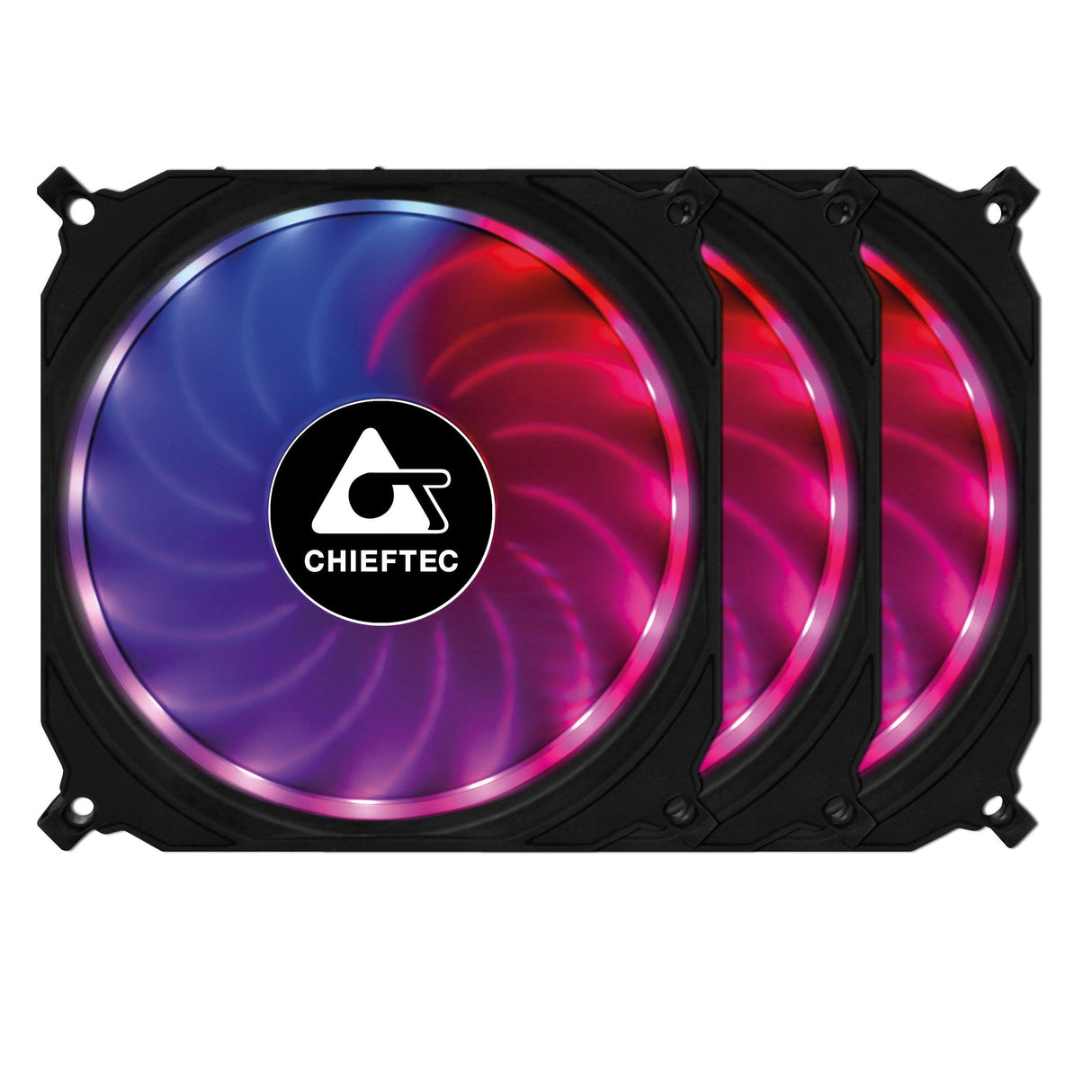 Chieftec Cf-3012-Rgb Ventilador De Pc Carcasa Del Ordenador 12 Cm Negro