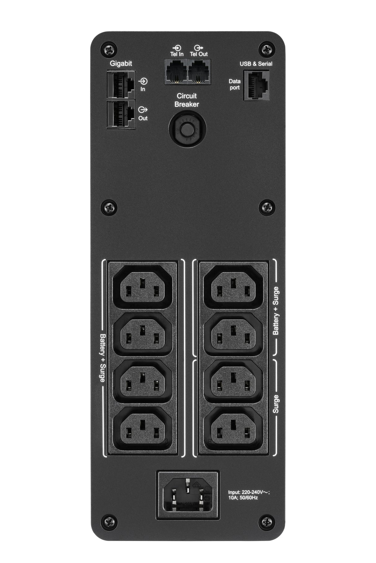 Apc Br1600si Sistema De Alimentación Ininterrumpida (Ups) Línea Interactiva 1,6 Kva 960 W 8 Salidas Ac