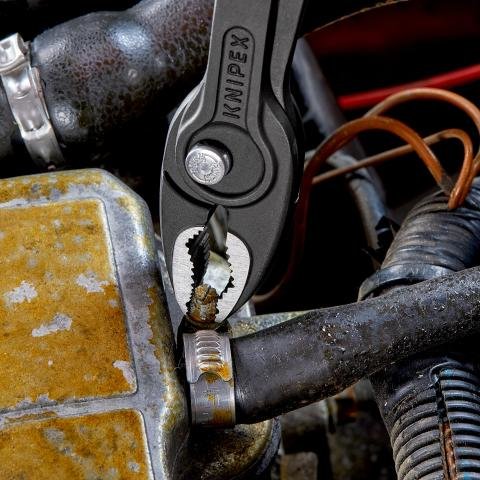 Alicates De Agarre Frontal Knipex Twingrip (Rojo Azul)