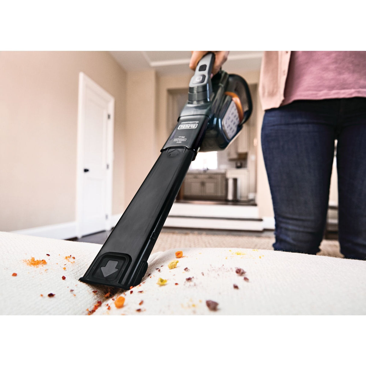 EAN 5035048712764 - Black & Decker BHHV520JF-QW aspiradora de mano Negro, Plata, Titanio Sin bolsa imagen 14