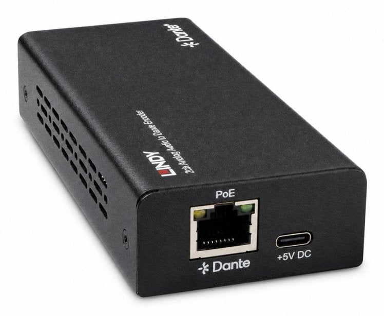 2ch Analog Audio To Dante Encoder