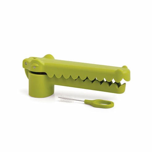 Ototo Design Garligator Plástico, Acero Prensa De Ajo De Mano