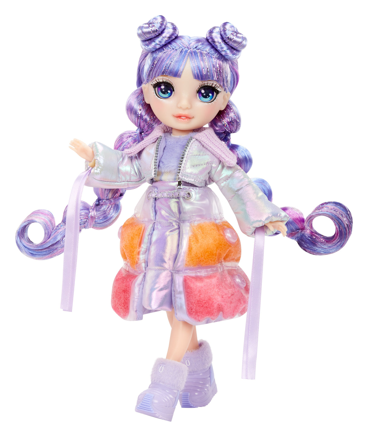 Muñeca Mga Entertainment Rainbow High Winter Wonderland Doll - Violeta (Purple) 120865-Euc