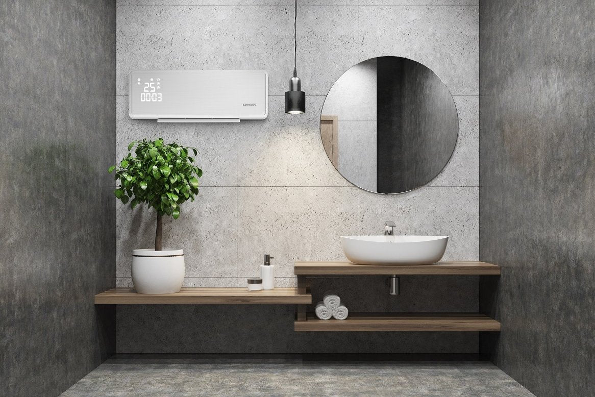 Grzejnik Cerámico De Pared Qh4000 Blanco