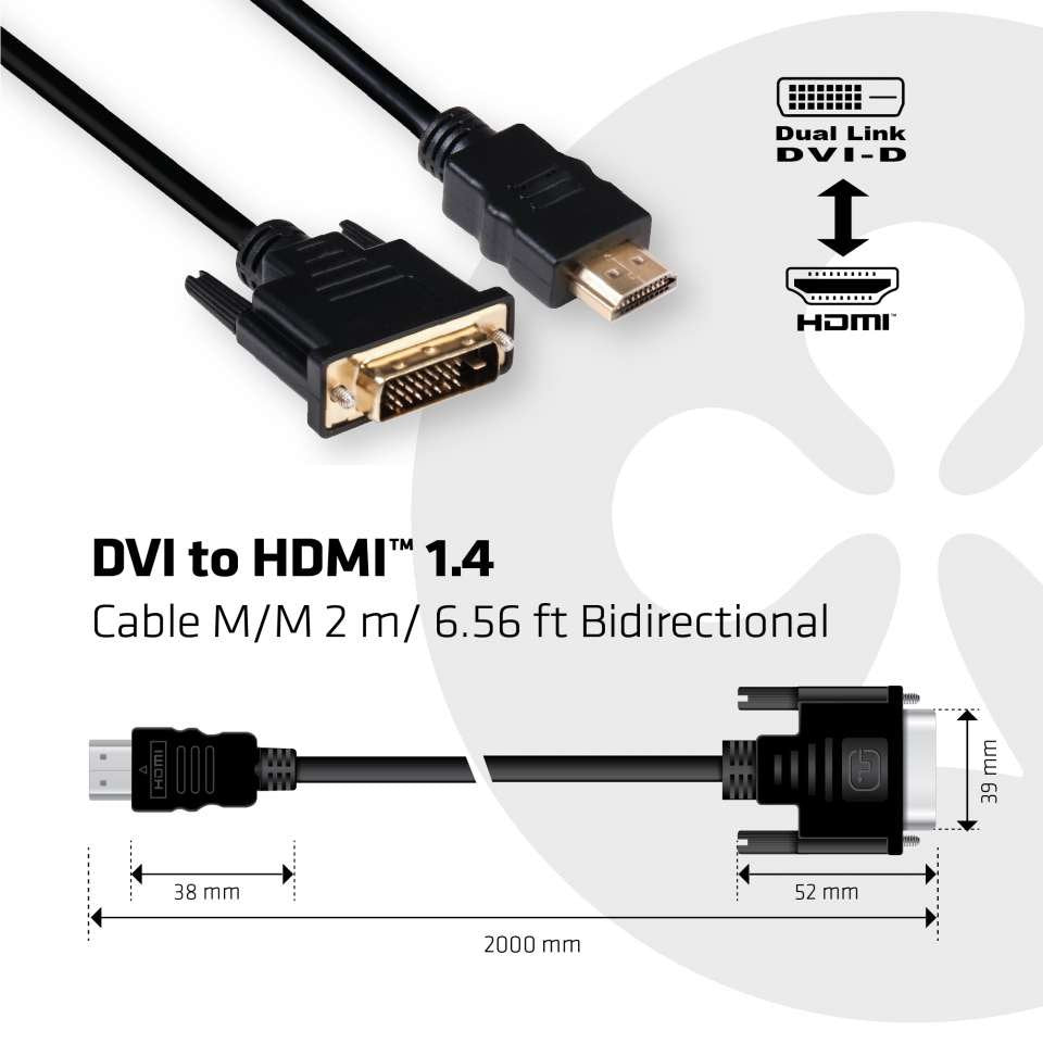 EAN 8719214471033 - CLUB3D CAC-1210 cambiador de género para cable DVI Dual Link Negro imagen 3