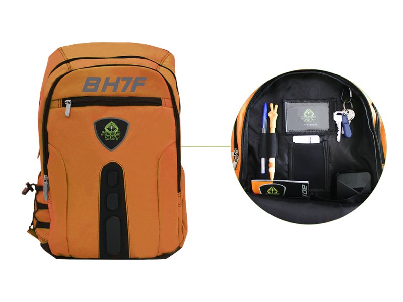 Keep Out Mochila Gaming Bk7 Full Naranja 15,6\1