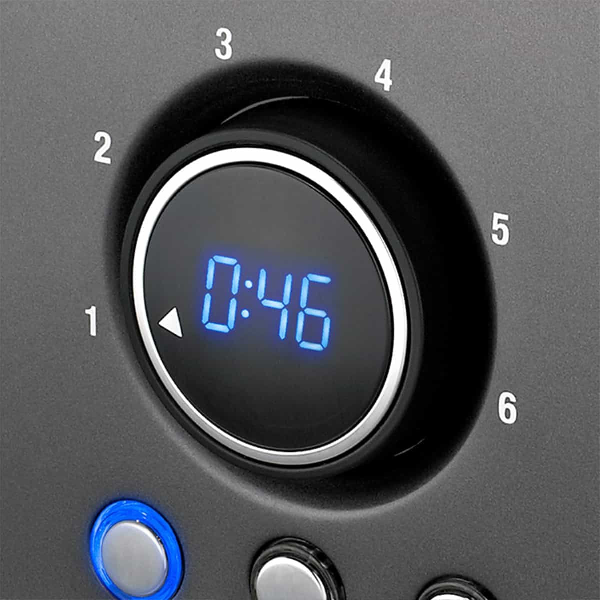 Tostadora Haeger Future Plus - 1400w Con Contador Electrónico De Tiempo