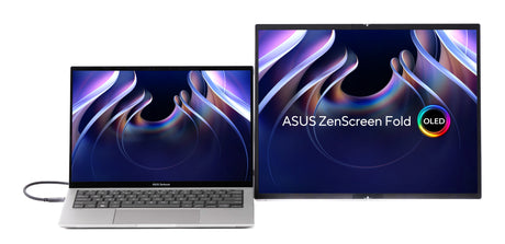 EAN 4711387447307 - ASUS ZenScreen Fold OLED MQ17QH pantalla para PC 43,9 cm (17.3") 2560 x 1920 Pixeles Quad HD Plata imagen 3
