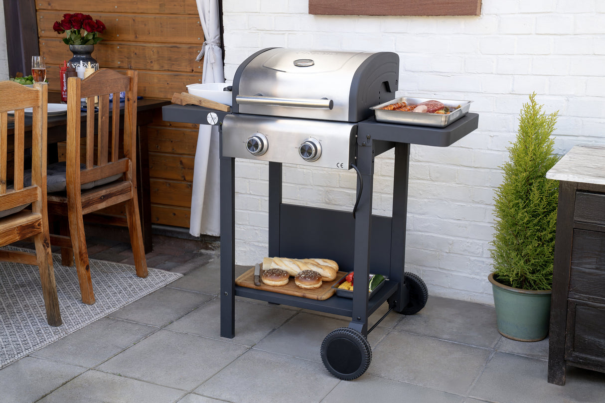 Unold Bbq Grillwagen Buddy (Negro, 2.600 Watt) 58595