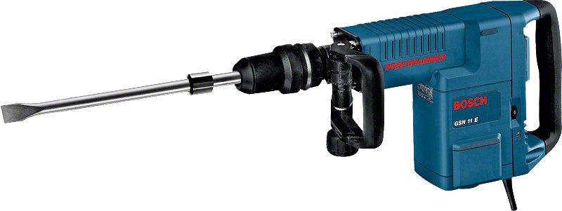 Martillo De Impacto Bosch Professional Gsh 11 E Professional Azul, 1.500 W, Maletín 611316703