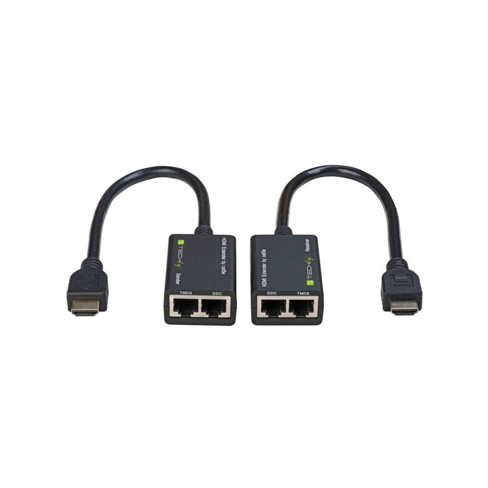 Techly Hdmi Extender By Cat.5e/6 Cable, Up To 30m