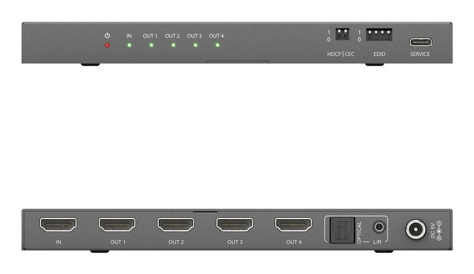 Purelink Puretools - 1x4 Hdmi 2.1 Splitter - 48gbps - 8k (60hz 4:2:0) 12 Bit