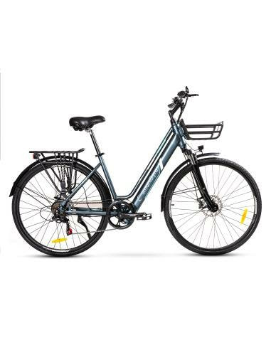 Bicicleta Eléctrica Smatgyro Ebike Sunset Titanium Motor 250w Ruedas 27.5' Titanium