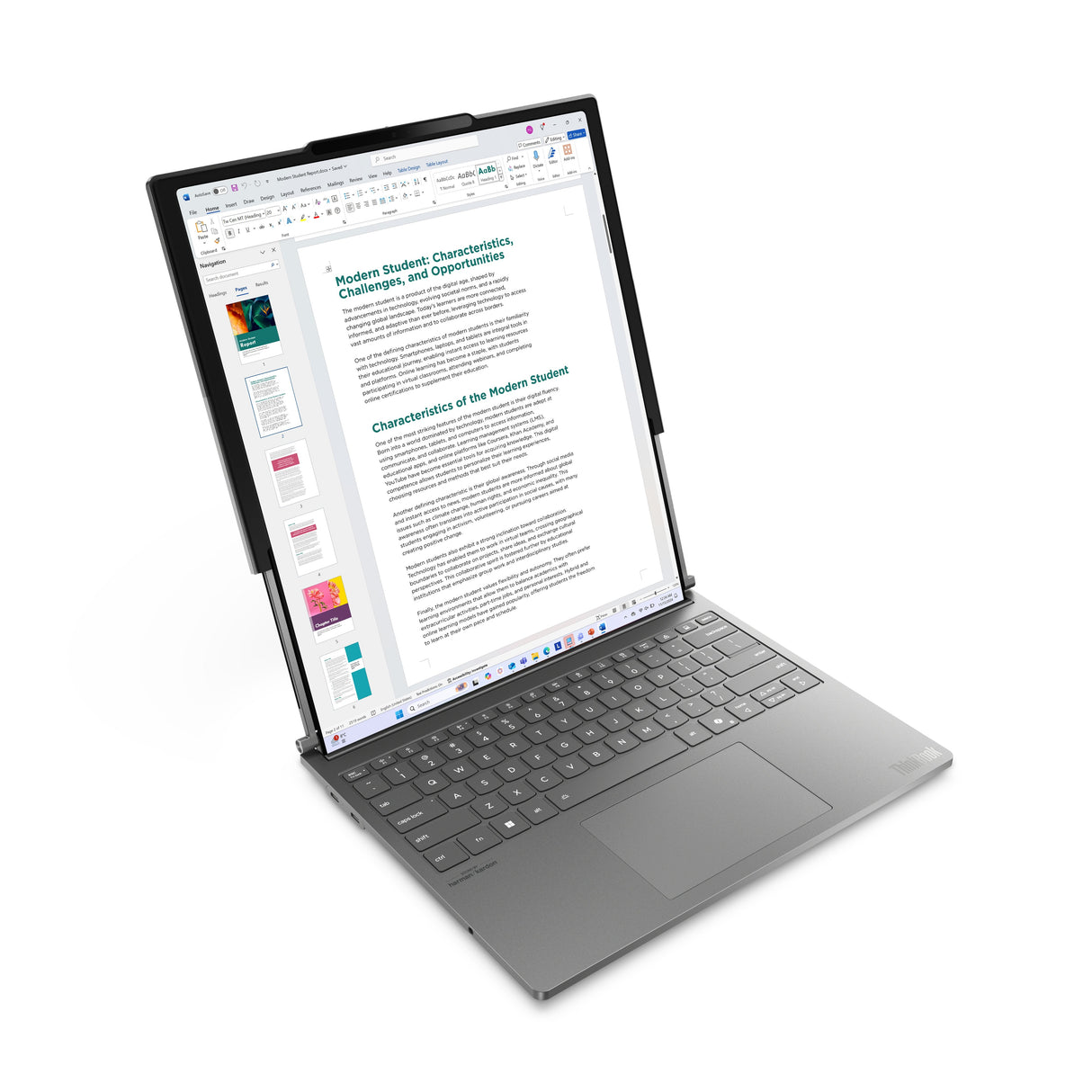 Portátil Lenovo Thinkbook Plus G6 Rollable Copilot+ Pc Ultra 7 258v 14" 32 Gb Lpddr5x-Sdram 1 Tb Ssd Wi-Fi 7 (802.11be) Windows 11 Pro Español Gris