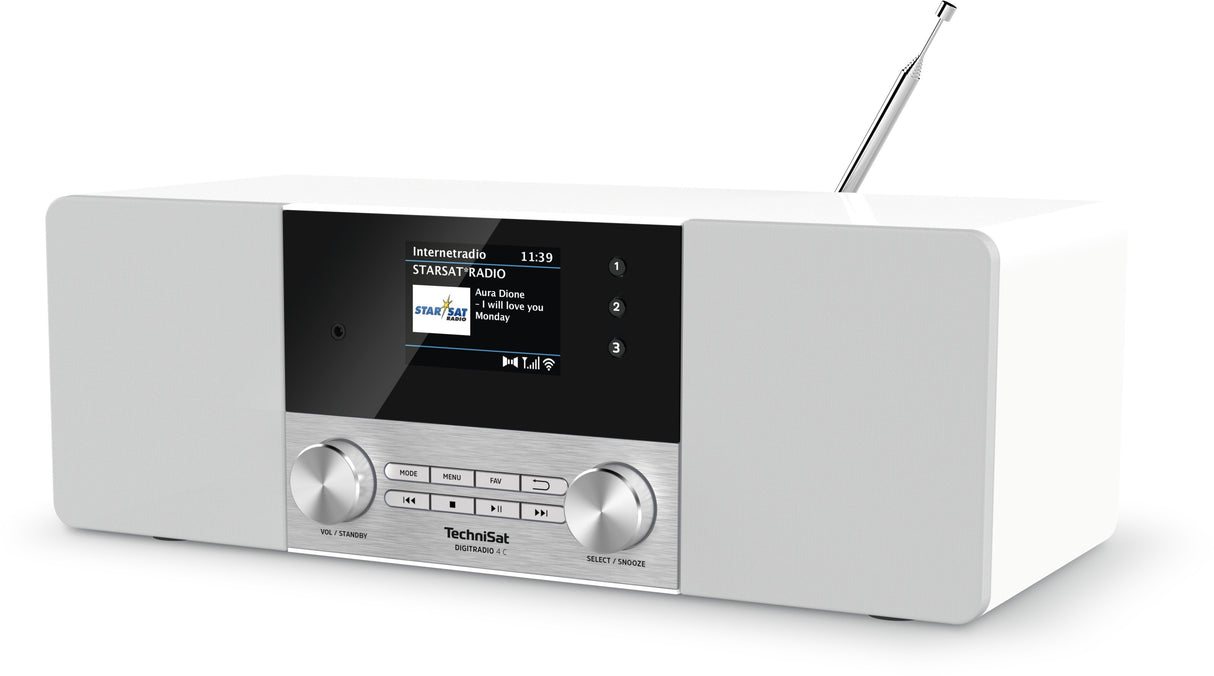 EAN 4019588139374 - TechniSat DigitRadio 4 C Analógico y digital 20 W DAB+, FM Plata Reproducción MP3 imagen 3