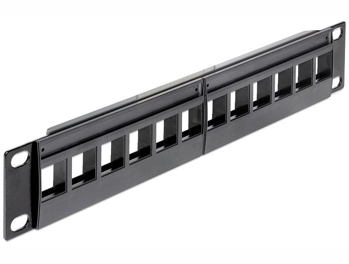 Delock 10" Keystone Patchpanel 12 Port