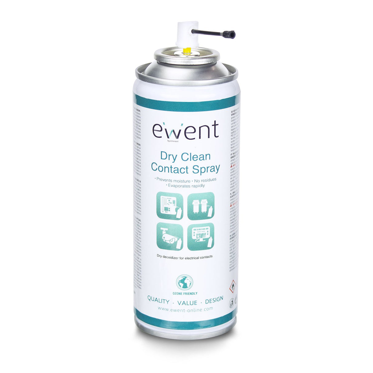 EAN 8054392614071 - Ewent EW5614 kit de limpieza para computadora Pantallas / Plásticos, Universal Espray para limpieza de eq imagen 4