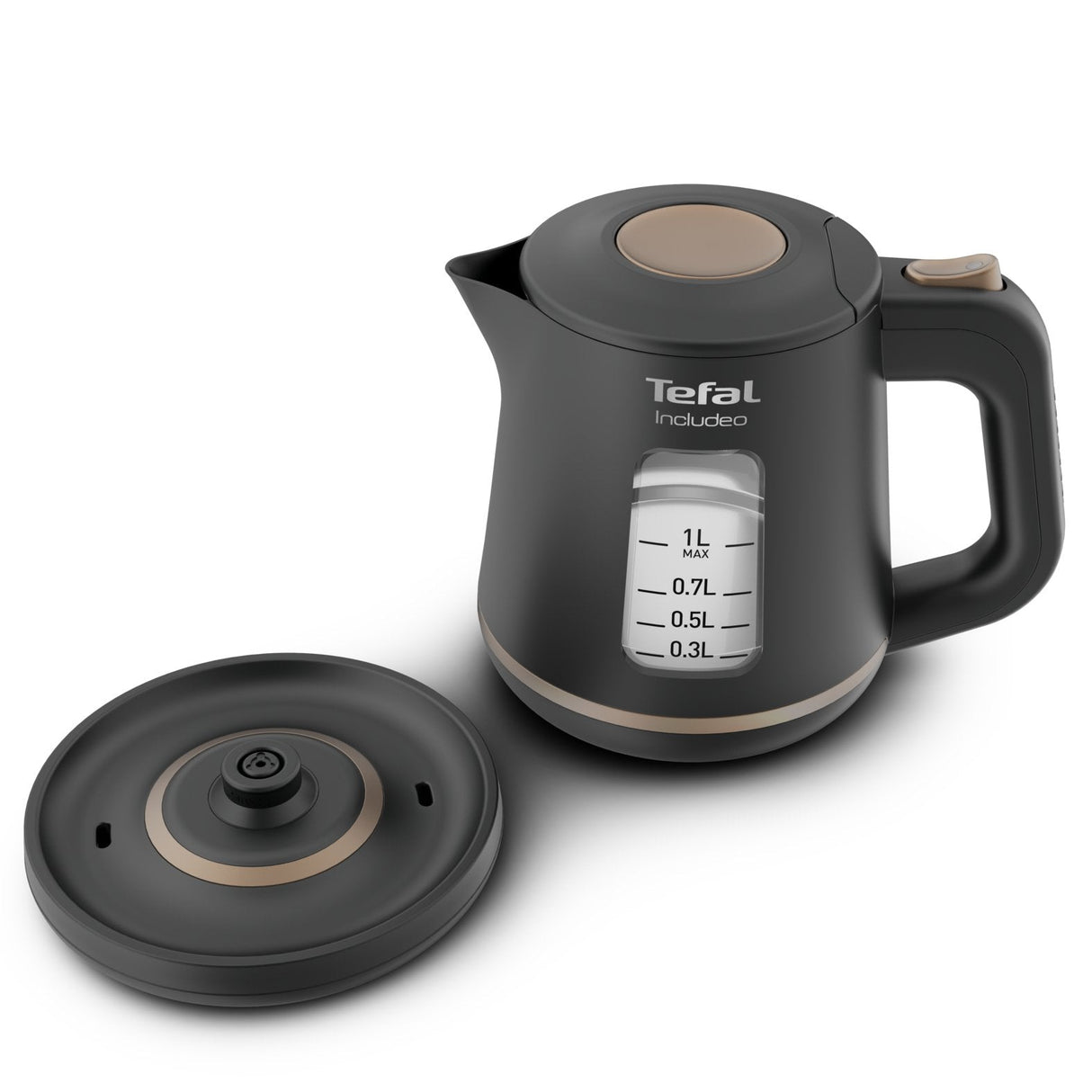 Tefal Includeo Ki5338 Tetera Eléctrica 1 L 2400 W Negro