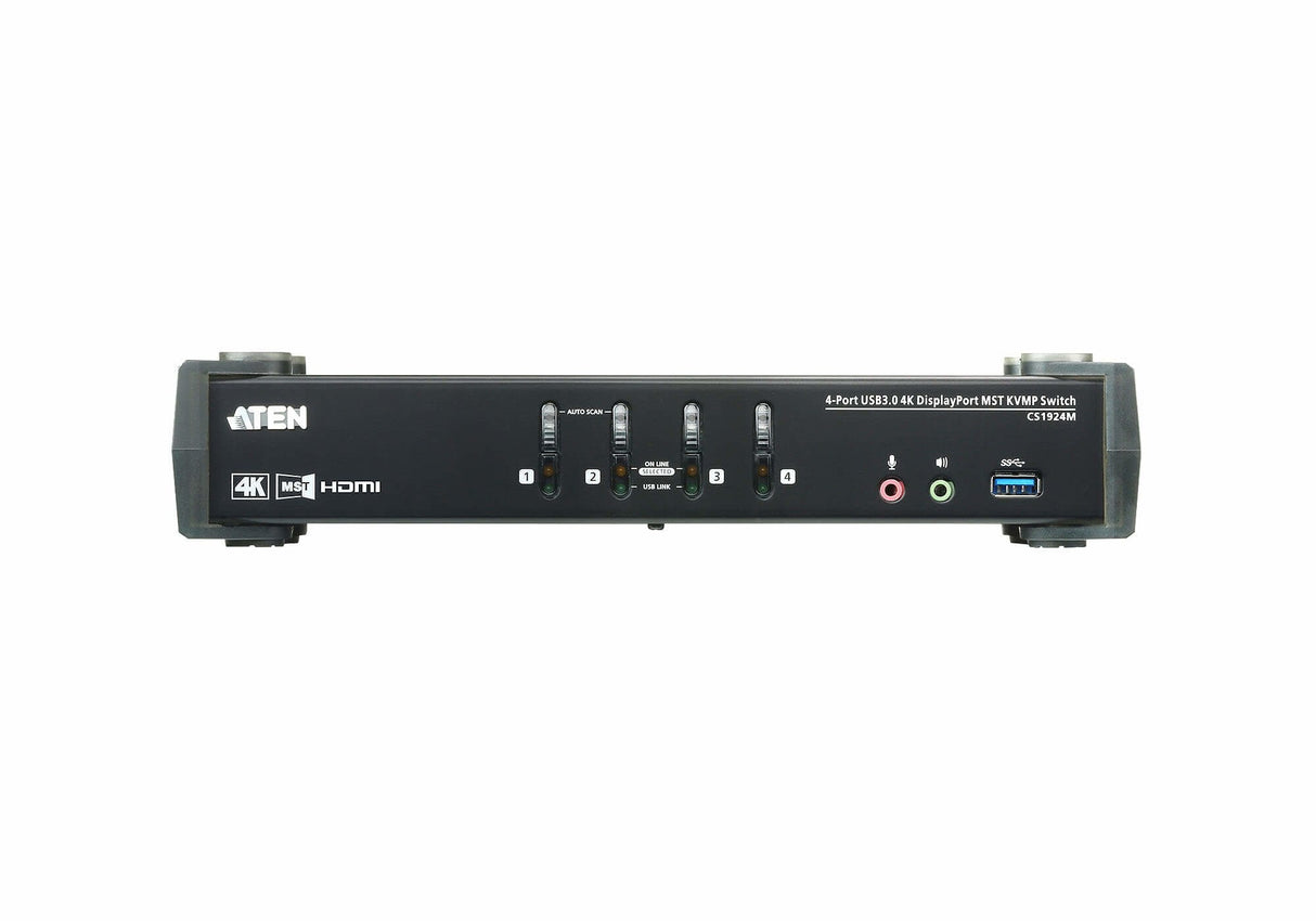 EAN 0672792007750 - ATEN CS1924M interruptor KVM Negro imagen 2