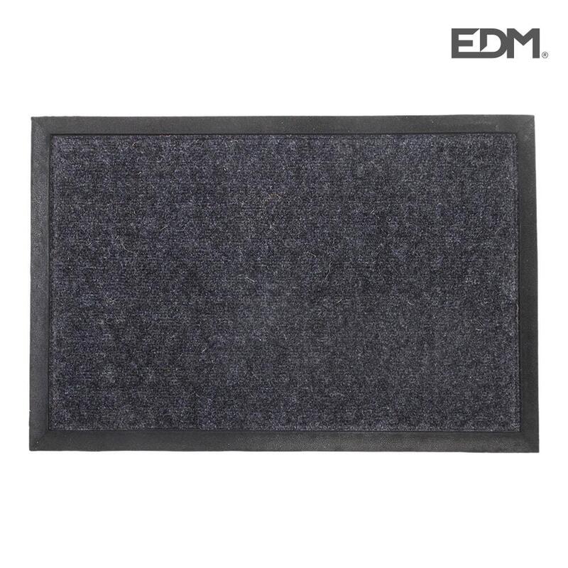 Felpudo 60x40x1,5cm Gris Edm
