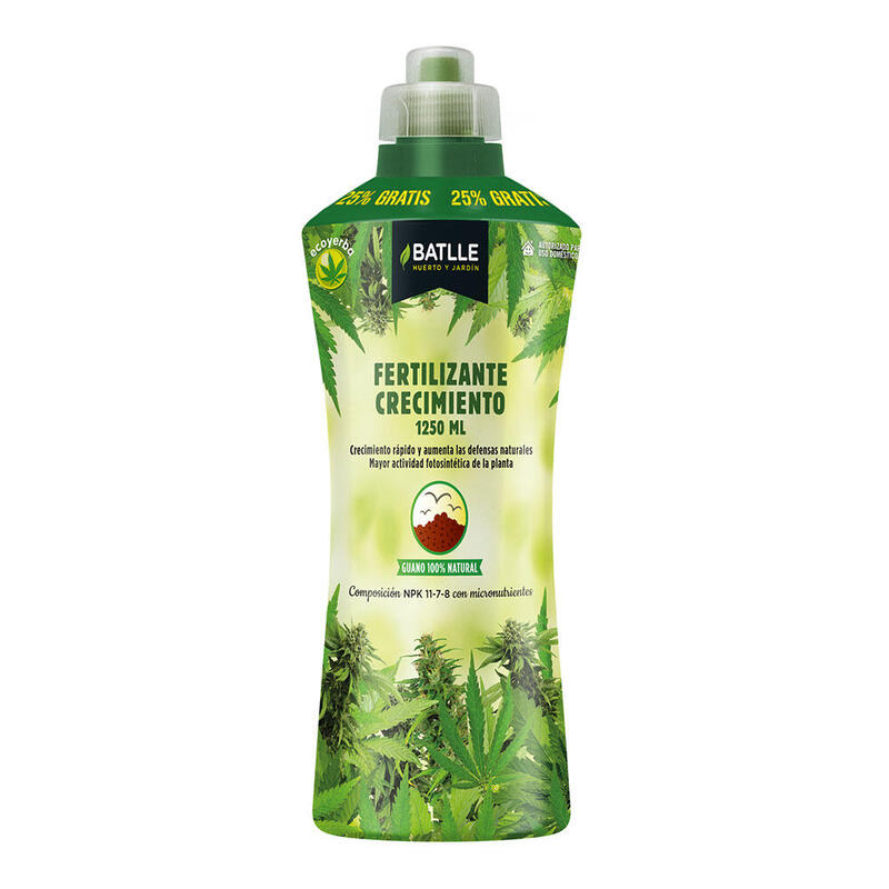 Fertilizante Ecoyerba Crecimiento 1250ml 710561unid Batlle