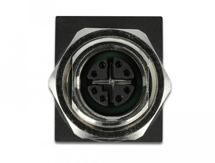 EAN 4043619663163 - DeLOCK 66316 cambiador de género para cable M12 RJ45 Negro imagen 2