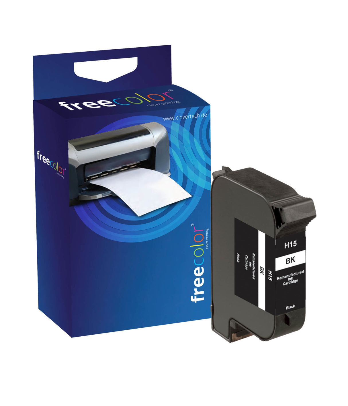 Freecolor Tinta Compatible Hp 15 Negro Remanufactured