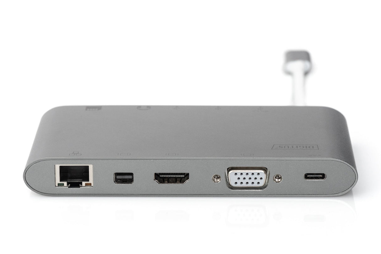 EAN 4016032456650 - Digitus DA-70875 base para portátil y replicador de puertos Alámbrico USB 3.2 Gen 1 (3.1 Gen 1) Type-C Gr imagen 3
