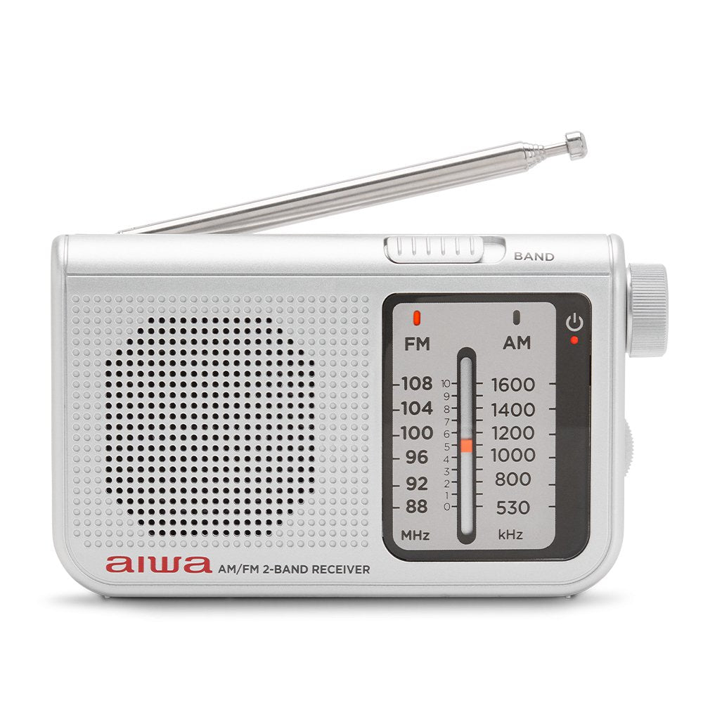 Radio Portátil Aiwa Rs-55sl Plata