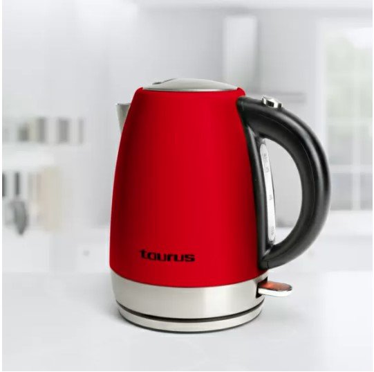 EAN 8414234585271 - Taurus Vintage Red tetera eléctrica 1,7 L 2200 W Rojo imagen 3