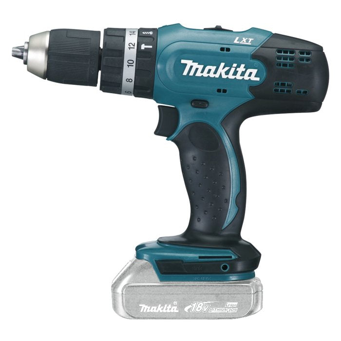 Taladro Makita Dhp453z Sin Llave 1,7 Kg Negro, Verde, Plata