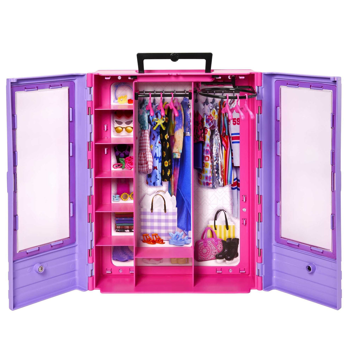 Barbie Barbie Armario, Muebles De Muñecas Rosa/Blanco Hjl65