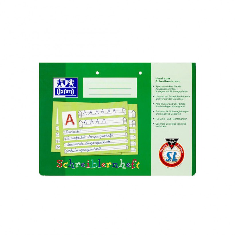 Oxford 100050089 Cuaderno Y Block A4 Verde